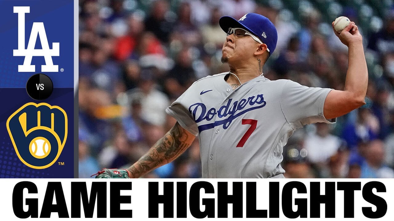 Dodgers Vs. Brewers Game Highlights (8/15/22) | MLB Highlights - YouTube