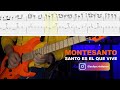 Santo Es El que Vive - Montesanto (Tablatura)