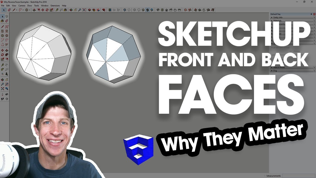 FRONT AND BACK SIDES OF FACES In SketchUp And Why They Matter - YouTube