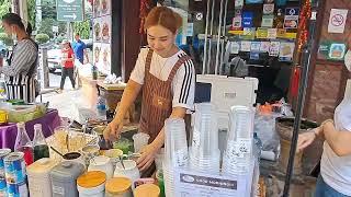 Ploysai Coffee 🇹🇭 | The Most Beautiful and Popular Coffee Lady in Bangkok Thailand | Miss Ploysai