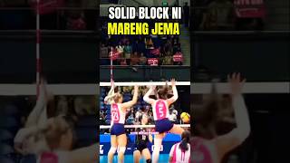 ITO LANG NAMAN YUNG SOLID BLOCK NI MARENG JEMA! #shorts #worldlgbtq #creamline #jemagalanza #pvl