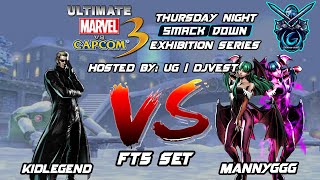 UMVC3 Thursday Night Smackdown Exhibition Series - KidLegend VS MannyGGG FT5 Set