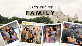 Lunch \u0026 Workout with Family | Mumbai’s Most Costly Gym😱| Gym me hua bawal | Russian Trainer 😍