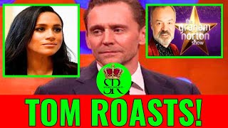 Tom Hiddleston MOCKS Meghan's Cooking Show on Graham Norton – Netflix in Regret