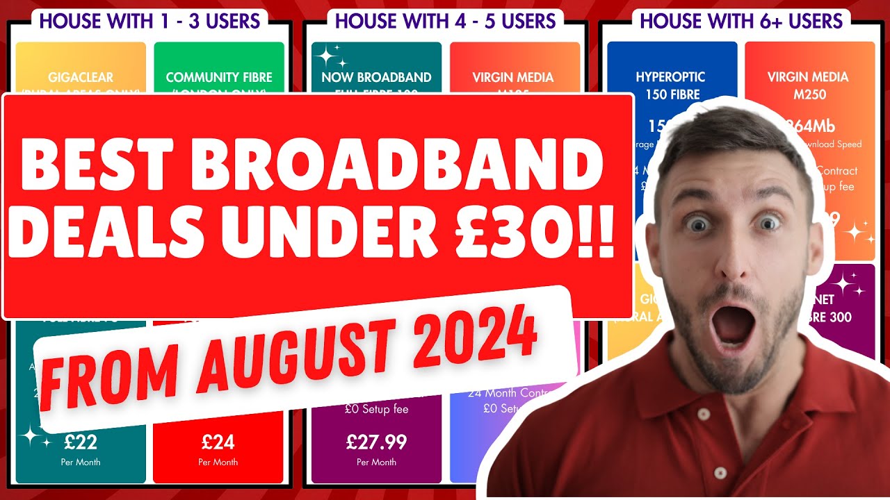Best Broadband Deals Under 30 Youtube