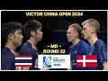 Supak JOMKOH/Kittinupong KEDREN vs Sondergaard/Toft | China Open 2024 Badminton