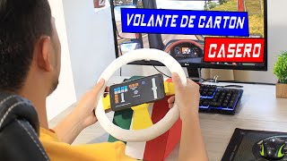 Como hacer un VOLANTE DE CARTÓN CASERO para CELULAR Y PC (Euro Truck Simulator)