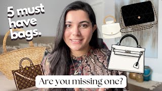 5 bags every woman must have | The only 5 bags you'll ever need |