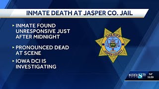 Iowa authorities investigating after inmate death at Jasper County Jail