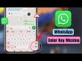 How to Fix Enter Key Missing In WhatsApp | WhatsApp Keyboard Enter Button Problem