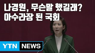 [자막뉴스] 나경원, 무슨말 했길래?...아수라장 된 국회 / YTN