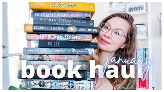 LARGE January 2021 BOOK HAUL [publishers sent me my most anticipated!!!]