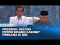 Presiden Jokowi Pimpin Rapat Sidang Kabinet Perdana di IKN, 12 Agustus 2024