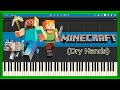 Dry Hands 🍃 Minecraft (PIANO TUTORIAL) 🎹 #22