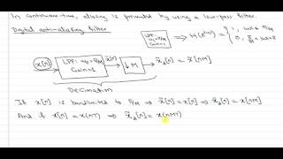 Sampling-Rate Conversion: Avoiding Aliasing During Downsampling