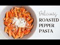 Creamy Roasted Red Pepper Sauce - You won't believe how easy it is!