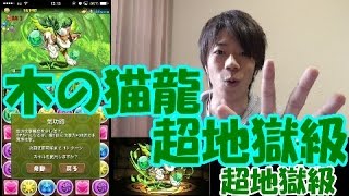 [無課金パズドラ]木の猫龍超地獄級に覚醒バステトで挑む!!Ｓランクゲット!?