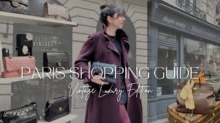 PARIS LUXURY VINTAGE SHOPPING GUIDE: My favorite shops \u0026 vintage haul | Ajda NYC