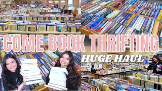 Huge Book Haul | Book Thrifting | Come Book Shopping With Us | Huge Library Book Sale pt. 2