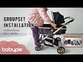 Babypie-Baby Stroller 3 In 1 Travel System