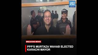 Unofficial Results Show Murtaza Wahab Elected Karachi Mayor | Dawn News English #shorts