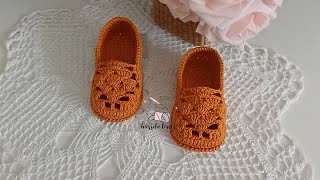 NEW! 😱IT LOOKS AMAZING! A crochet pattern for babies that is very easy and quick to make! Moccasins