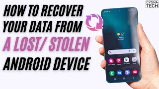 How To Recover Data From A Lost Android Phone | Recover Data From A Phone That Is Switched Off