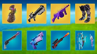 Evolution of All Mythic & Exotic Weapons & Items in Fortnite (Season 1 to Season 16)