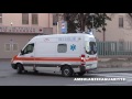 rare ambulanza mike 09 isili in emergenza italian ambulance responding code 3