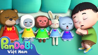 Những em bé ngủ thật ngoan | Ten in the Bed | Play & Learn | Nhạc thiếu nhi vui nhộn | Super Pandobi