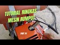 Tutorial Ringkas Mesin Rumput, Potong Rumput Keliling Rumah | Part 79