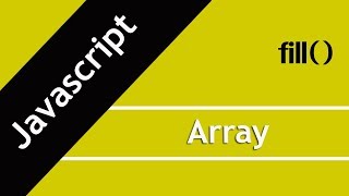 65. JavaScript array fill() method in HIndi