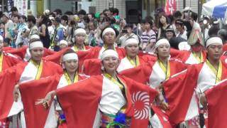 かつみ獅子蓮花☆浦和よさこい2017 in 東口Ａ会場