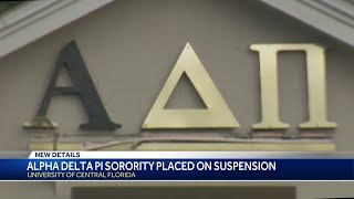 UCF sorority placed on suspension