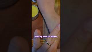 Grab some of my homemade Comfrey Salve for your aches and pains. Follow the full video for how to!