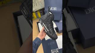 Live Video 📸 DIOR CD B23 HIGH-TOP BLACK MAXI DIOR OBLIQUE JACQUARD TOP BATCH SURPLUS AUTHENTIC