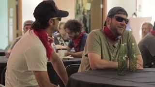 moe. vs Umphrey's McGee - Rob Derhak \u0026 Ryan Stasik Fight at Summer Camp 2014