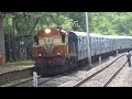 50105 sindhudurg passanger crossing 50106 sindhudurg passanger at sangameshwar konkan railways