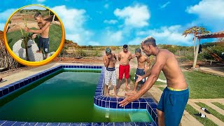 ELES ACABARAM COM MINHA PISCINA!😡