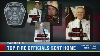 4 top brass at Hillsborough Co. Fire Rescue suspended, time cards in question