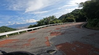 ZX-14Rで和田峠(甲府)・下り・峠から甲府市街側へ