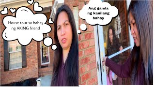 HOUSE TOUR SA BAHAY NG AKING FRIEND/ANG GANDA NG BAHAY NILA /Filipina Simple life in America