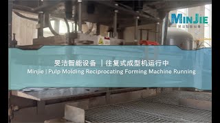 Minjie | Pulp Molding Reciprocating Forming Machine Running