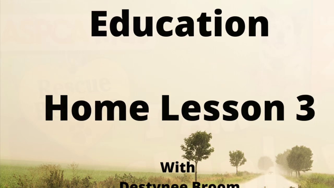 Humane Education Lesson 3 Youtube