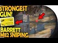 BARRETT SNIPING (*STRONGEST GUN* in Game) - Rules of Survival Battle Royale Gameplay YouTuber Duos