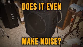 THE CHEAPEST PA SUBWOOFER EVER!? (MCM 55-10325 Review)