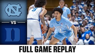 North Carolina vs. Duke  Game Replay | 2023-24 ACC Men’s Basketball