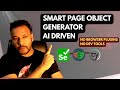 Generate the Page Objects in Just One Click - Smart AI Based Page Object Generator|No Browser Plugin