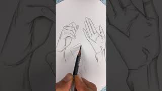 How to draw hand ✊| Satisfying Créative Art #Shorts #art #draw #drawing #painting