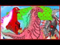 GODZILLA and Shin Godzilla and Mechagodzilla vs Evolution of AXOLOTLZILLA - Coffin Dance Song Cover